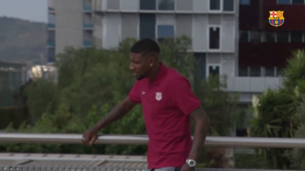 Emerson Royal's first words as a Barça player